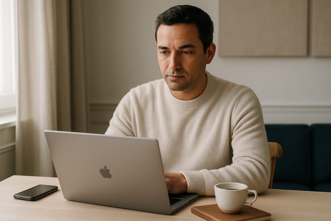 Personne supervisant un agent depuis son bureau, vue éditoriale
